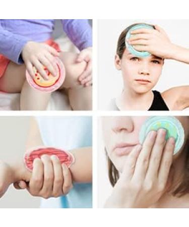 NEWGO Kids Ice Pack for Boo Boo - 3 Pack Gel Toddler Ice Pack for Pain Relief, Bruises, Swelling - 4.52 x 4.52 Donut Design - Buy Online on GoSupps.com
