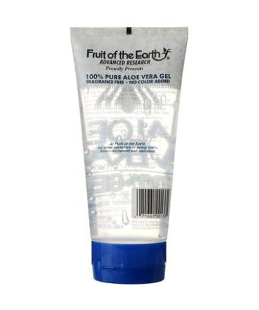 Fruit of the Earth Aloe Vera 100% Gel - 6 oz | Soothing & Hydrating Formula - Buy Online on GoSupps.com