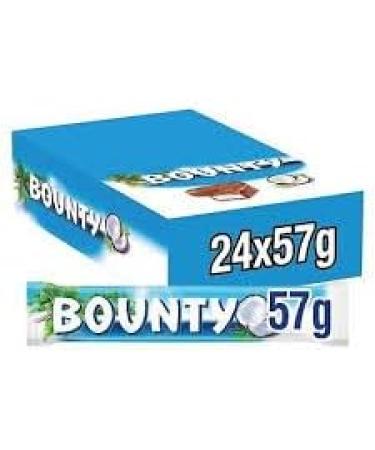  Wowboxme Bounty Coconut and Milk Chocolate Box Loose Chocolate Bars Duo 57g (24) - Buy Online on GoSupps.com
