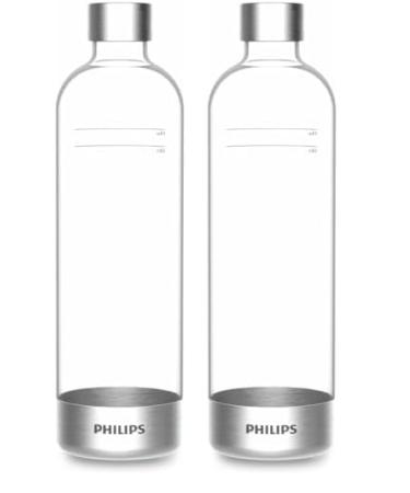 Philips GoZero ADD912/10 Bouteille d'eau p tillante sans BPA 1 l transparent (Lot de 2) Transparent 1000 ml (Lot de 2)