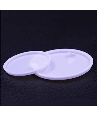 6 x Empty White Plastic Containers for Makeup | Travel Cosmetic Bottles with Screw Cap & PP Liner | Ideal for Eyeshadow Cream Lotion & Lip Balm (100g/3.4 oz) - Buy Online on GoSupps.com