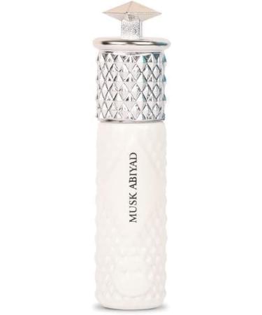 Musk Abiyad Premium Attar Oud Balsamic & Nutty Soothing Fragrance Long Lasting Roll on Itra For Women 6ml
