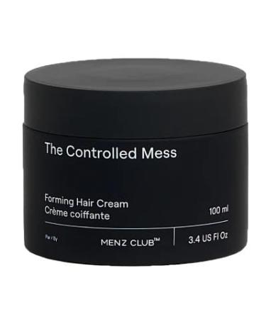 Menzclub Men s Forming Cream The Controlled Mess Hair Styling Cream Perfect Definition & Shine for Messy & Curly Hair