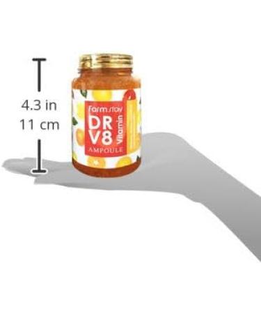 Farmstay All in One Dr-V8 Vitamin Ampoule | Multi Vitamin C E B5 B3 | Anti-aging & Brightening Korean Skin Care - Buy Online on GoSupps.com