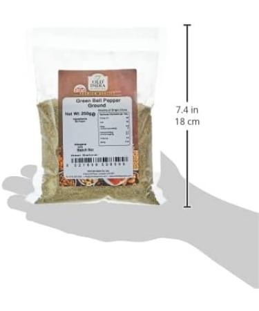 Old India Green Bell Pepper Ground 250g - Buy Online on GoSupps.com