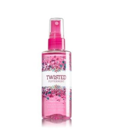 Bath and Body Works Twisted Peppermint Mist 3 Oz New