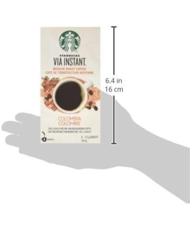 Starbucks Starbucks Via Columbia Roast C 8 count Colombia Colombia Medium Roast 3.3 g (Pack of 8) - Buy Online on GoSupps.com