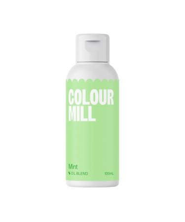 Colour Mill *Bulk Large 100ML* Next Generation Oil Based Food Colouring for Baking Decorating Icing and Cooking Food Dye DIY Slime and Crafts Making 100ml Mint