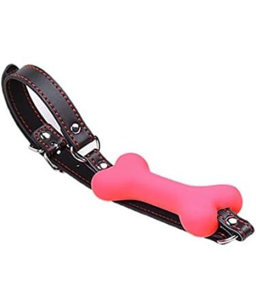 Soft Silicone Bone with Adjustable Belt Great for Bedroom Pet Training Games (Pink) - Buy Online on GoSupps.com
