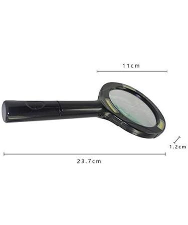 Plastic Handle Magnifier Easy to Read Small Fonts for Mother and Father High Magnification Magnifier Handheld Magnifier LED Lights Made in China - Buy Online on GoSupps.com