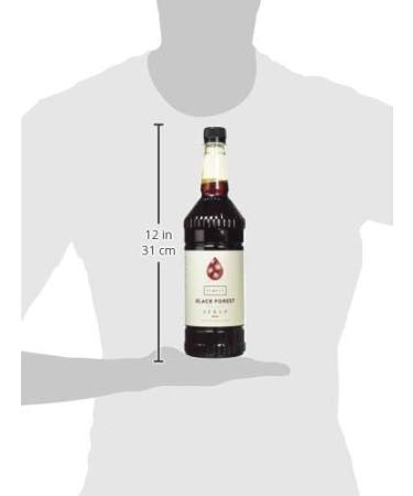 Black Forest Syrup - Vegan, Nut-Free Flavour for Coffee, Cocktails & Baking (1L) - Buy Online on GoSupps.com