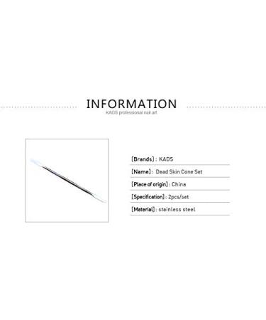 KADS Cuticle Skin and UV Gel Polish Soak OFF Remover Nail Pusher & Stirring Rod Tool - Buy Online on GoSupps.com