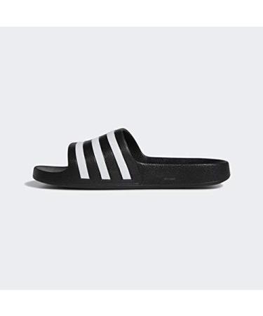 adidas Adilette Aqua Slides Sandal - Unisex Size 8, Black/White - Buy Online on GoSupps.com