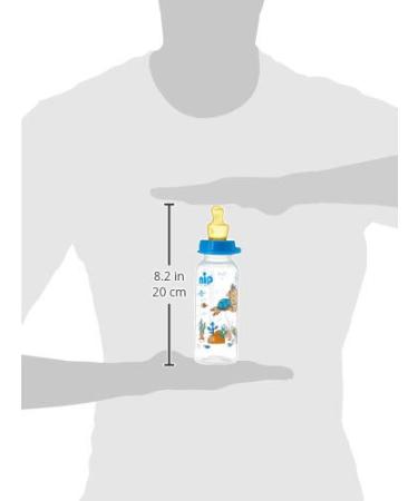 Buy Nip Standard Bottle PP with Anatomical Latex Teat - 250ml Blue Size M (6 Months+). International Shipping Available! - Buy Online on GoSupps.com