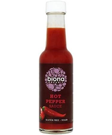 Biona | Hot Pepper Sauce | 2 x 140ml - Buy Online on GoSupps.com