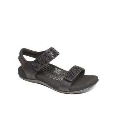 Aetrex Marcy Adjustable Quarter Strap Arch Support Sandal