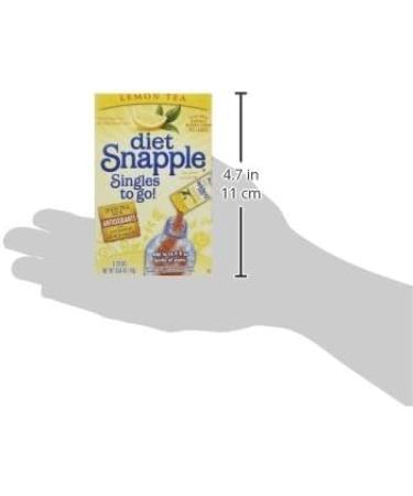 Diet Snapple Singles to Go Lemon Tea (6 Sticks in each box) 4 BOXES by Snapple - Buy Online on GoSupps.com
