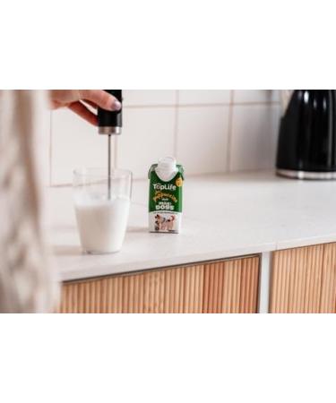 12x 200ml TopLife PUPPUCINO style milk for dogs (OVER 12 MONTHS OLD) - froth up or simply pour goats milk - Buy Online on GoSupps.com