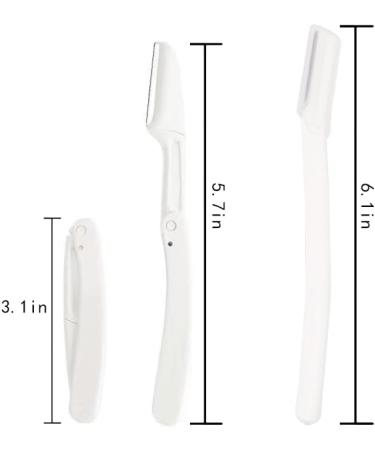 Skin Planing Tool for Women - Professional Peach Fuzz & Hair Removal Gentle Exfoliation Blades (3 Straight & 1 Fold) - Perfect for Face & Eyebrows - Buy Online on GoSupps.com