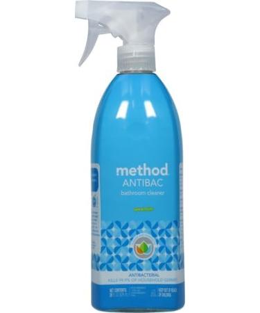 Method Antibacterial Bathroom Cleaner - Spearmint 28 Fl Oz | Removes Mold & Mildew Stains | Eco-Friendly & Effective - Buy Online on GoSupps.com