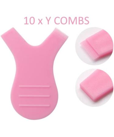 15 Pairs of Small Lash Lifting Silicon Curlers Shields Pads Pink & 10 Y Combs for Lash Lift Perming Lifting Small Size Eyelash Lifting Perming Curlers Pads Shields Eyeluvlashes - Buy Online on GoSupps.com
