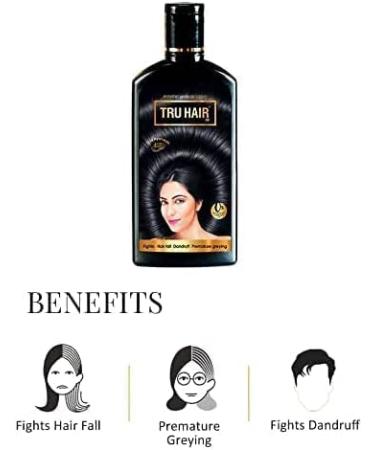 Buy Pub Ayurvedic Hair Oil with Bhringraj Amla & Hibiscus - Dandruff Relief Hair Loss Control & Shine - 200ml | 0% Parabens & Silicones - Buy Online on GoSupps.com