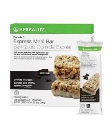 Formula 1 Express Meal Bar Cookies n Cream Cookies And Cream 1 Count (Pack of 7)