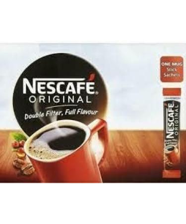 Nescafe Coffee Sachets Original 30 x 1.8g Bundle with Refillable Silver Window Lid Tin and Latte Spoon Original 1.8 g (Pack of 30) - Buy Online on GoSupps.com