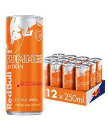 Red Bull Energy Drinks Strawberry Apricot 250ml Cans (24 Cans) Strawberry 24 Cans