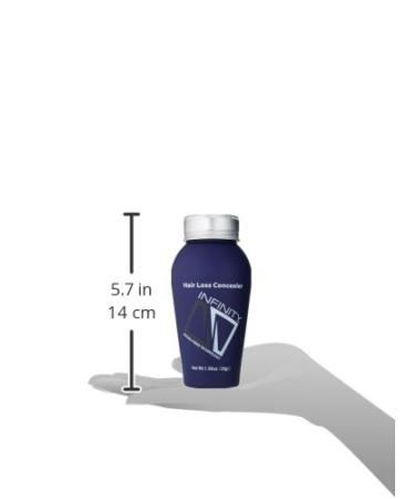 Infinity Hair Fiber - Hair Loss Concealer for Men & Women - Dark Brown 30g - Buy Online on GoSupps.com