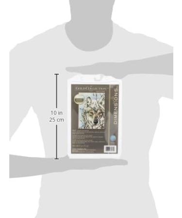 Dimensions Gold Collection Wolf Cross Stitch Kit - 18 Count White Aida - 5 x 7 - Buy Online on GoSupps.com