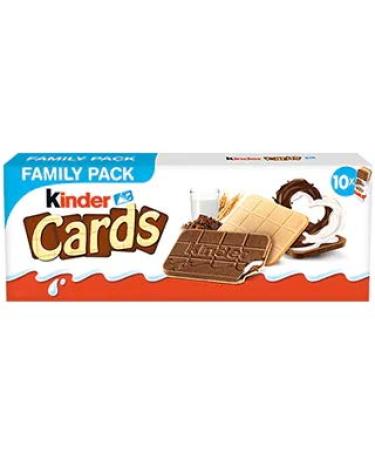 Kinder KINDER Cards - Family Pack of 10 Cards 256 g - 2 packs of 10 cards.