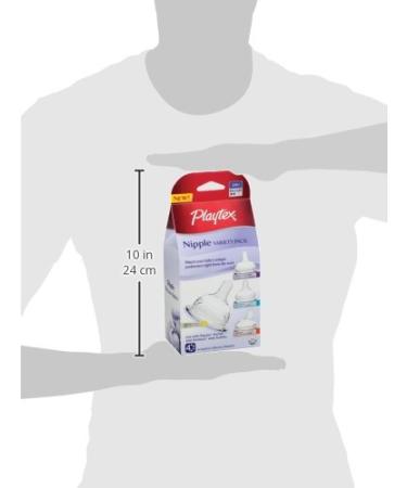 Playtex Nipple Variety Kit Medium Flow 4-Count - Breastfeeding Essentials - Buy Online on GoSupps.com