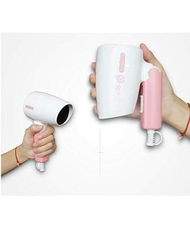 1000W Travel Hair Dryer Mini Hair Dryer Saving Time Small and Portable Easy to Carry Handle Foldable Hair Dryer/Pink - Buy Online on GoSupps.com