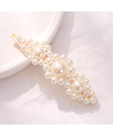 JQYXSS 5PCS Pearl Hair Clips Set - Women's Fashion Hairpin Accessories for Wedding, Bridal, Bridesmaids - Handmade Cute Girl Hair Clips - Buy Online on GoSupps.com