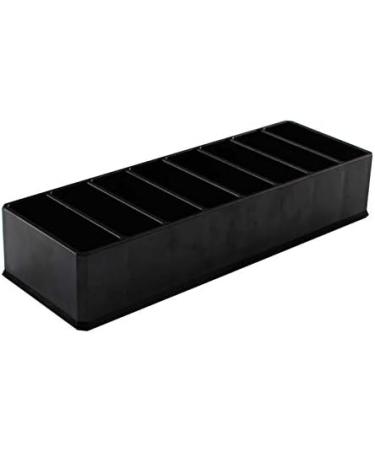 Anncus Clear Acrylic 8 Grids Makeup Organizer Makeup Powder Storage Box Lipstick Makeup Tools Eye Shadow Case Jewelry Cosmetic Box - (Color: Black) - Buy Online on GoSupps.com