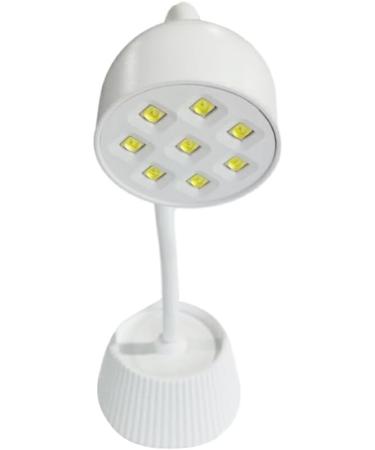 dijiusidy Nail Dryer Flexible Gooseneck Adjustable LED Hands-free Manicure Polish Gel Lamp Lighting Home Fingernail Light Rechargeable - Buy Online on GoSupps.com