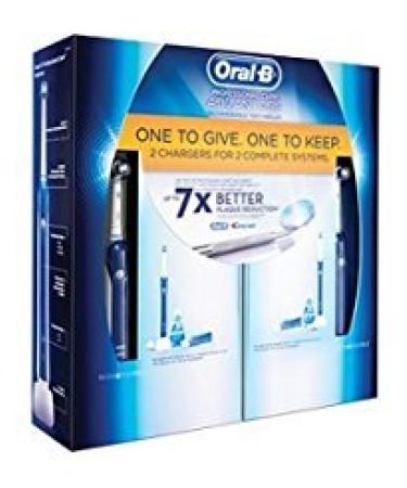 Oral-B Professional Care Advantage Rechargeable Toothbrush Kit Includes: 2 Chargers 2 Handles 2 Brush Heads