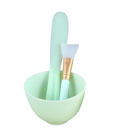 GBSTORE Face Mixing Bowl Set - DIY Facial Masks Mixing Tool Kit with Silicone Bowl, Brushes, and Spatula (Green) - Buy Online on GoSupps.com