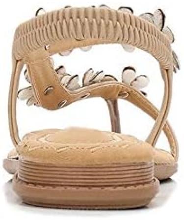 Summer Women s Flat Gladiator Sandals | Crystal Flower Casual Beach Flip Flops | Size 10 & 7 - Buy Online on GoSupps.com