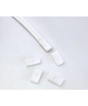 50pcs Transparent Silicone End Caps for 6MM Rigilene Polyester Boning - High-Quality Accessories - Buy Online on GoSupps.com
