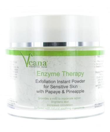 Veana enzymes peeling powder (100g) for approx. 50 facial applications with papaya and pineapple skin-explanatory pore depth of skin cleaning also with acne 100 g (1 Pack)