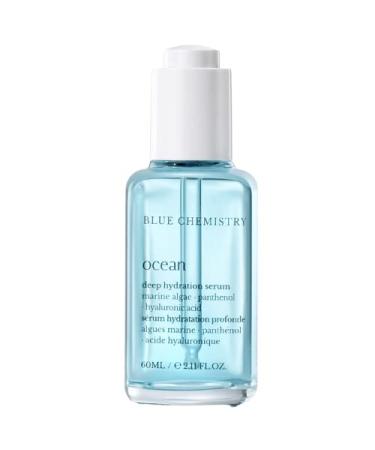 Blue Chemistry Hyaluronic Acid B5 Kelp Serum for Face Anti-Aging Serum for Fine Lines and Wrinkles Hydrating Serum for Dry Skin Safe on Sensitive Skin Fragrance Free 2.11 Fl oz