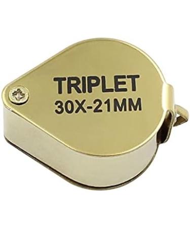 Magnifying 30X Power 21mm Jewelers Magnifier Gold Eye Loupe Jewelry Store Lowest Price Portable Magnifying Glass with Exquisite Box Good Times - Buy Online on GoSupps.com