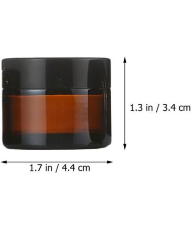 Beavorty 6 Sets cream bottle eye cream bottle jar with lid container with lid shot glass with lid refillable cream pot facial cream Refillable Cream Jar Multipurpose Sub Container filling - Buy Online on GoSupps.com