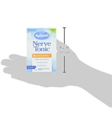 Hyland's Nerve Tonic Stress Relief Tablets - Natural Relief for Restlessness, Nervousness, and Irritability - 50 Count - Buy Online on GoSupps.com