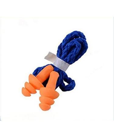 Soft Reusable Silicone Earplugs - 5 Pack Ear Protection with Cord | Comfortable Noise Blocking for Sleep & Travel - Buy Online on GoSupps.com