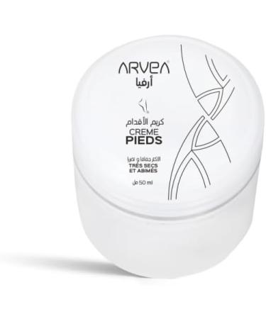 Arvea Foot Cream 50 ml - Repairs nourishes and relieves and moisturizes very dry and damaged feet - cream for very dry rough feet - Buy Online on GoSupps.com