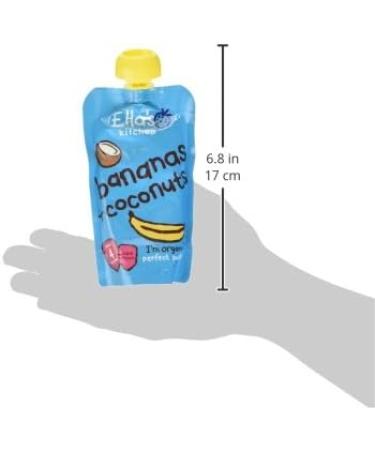 Ella's Kitchen Organic Bananas + Coconuts Pouch 120g - Natural Baby Food - Buy Online on GoSupps.com