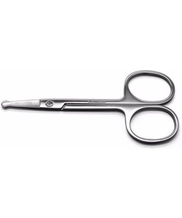 Professional Facial Hair Scissors Solid Stainless Steel Scissors Round Safety Scissors for Eyebrows Eyelashes Nose Hair Ear Hair Mustache Trimming Facial Hair Scissors - Buy Online on GoSupps.com